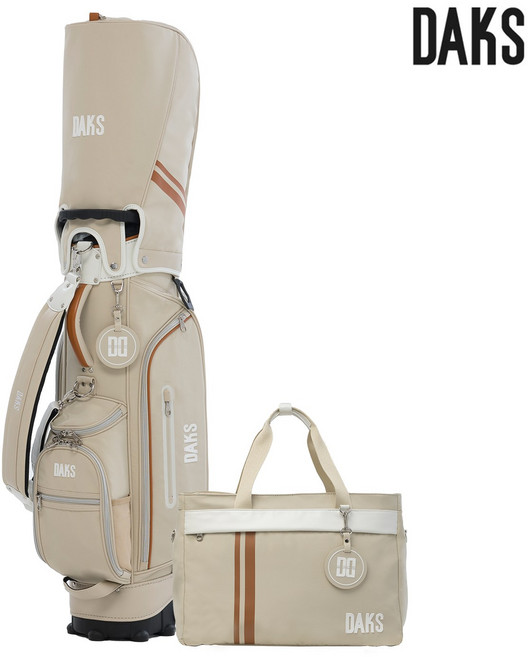 2025년 닥스골프 여자 경량 골프백세트 캐디백 보스턴백 DKCB DKBB-032L, 아이보리 세트
