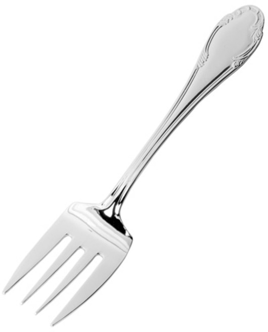 [롯데패턴 서빙 포크 20.9cm]/커트러리/레스토랑/호텔/카페/디너/양식기/스테이크/함박/, 1개