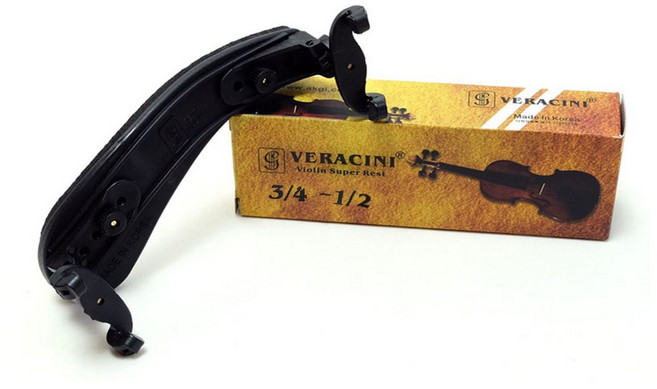 베라치니 바이올린 비올라 어깨받침, 1개, 바이올린 3/4 ~ 1/2
