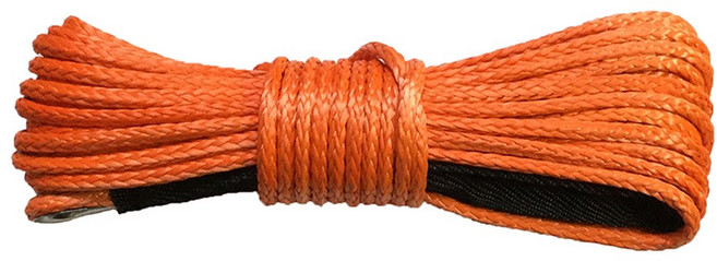 6mm X 15m 합성 풀링 윈치 라인 100% UHMWPE 12 가닥 복구 케이블, 03 파란, 3) 파란