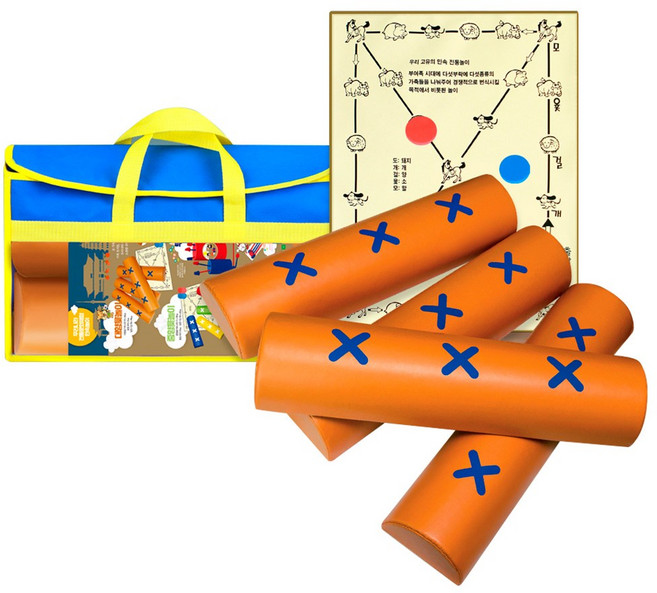 기타 투호놀이 유아월드 대형윷놀이세트, 색상, 1개