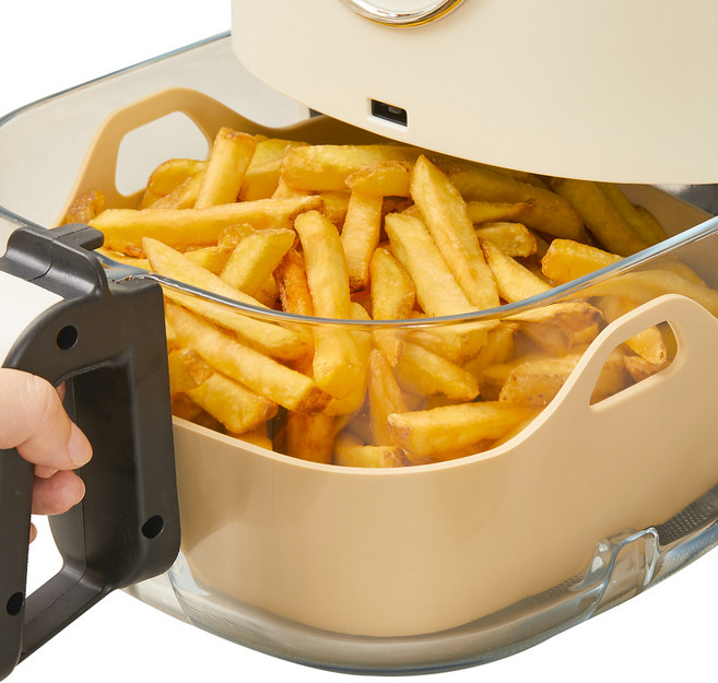 실리프랑 에코 실리콘 사각 에어프라이어 팟 리유저블 용기, 버터베이지, 1개, 에프용기