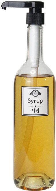 펌프시럽병 750mL, 1개
