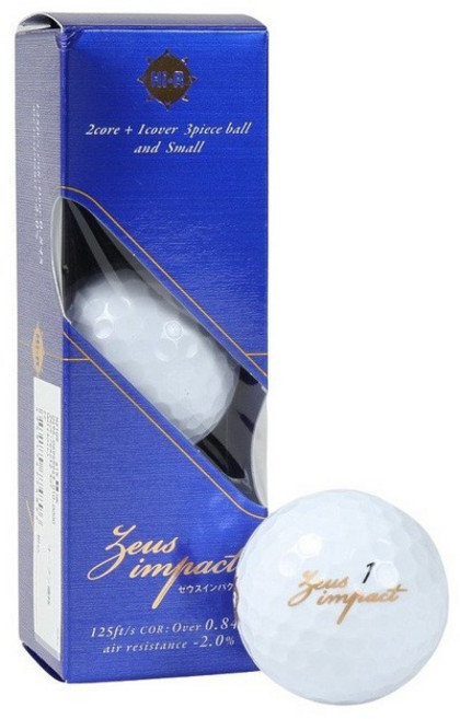 카스코 KASCO 남성 볼 고반발 Zeusimpact2 화이트 3P 컬러 209744, FF