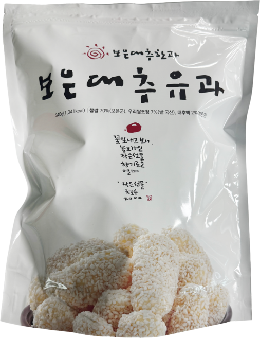 보은대추한과 보은대추유과, 1개, 340g