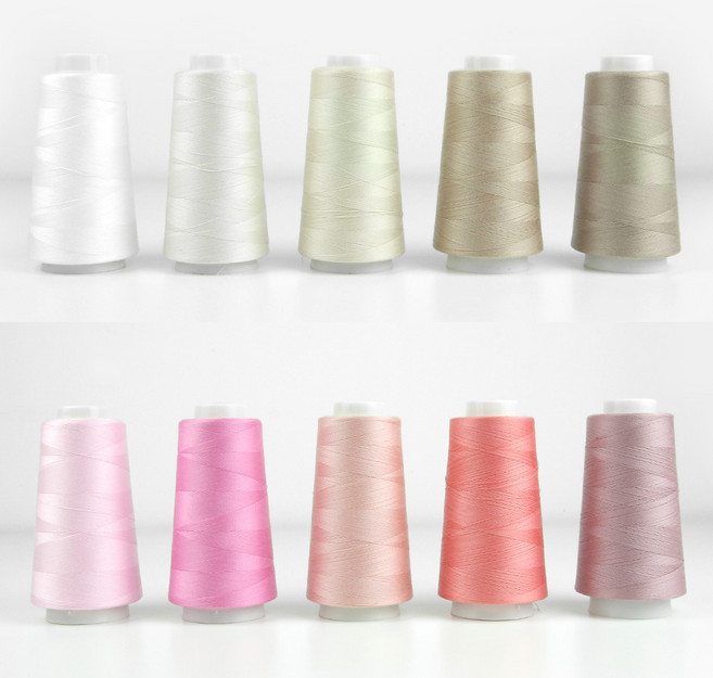 JSTrading 유니크 프리미엄 OWL 코아사 2300m 무형광 45수2합 미싱실 재봉실 1p, 04 라이트핑크, 1개