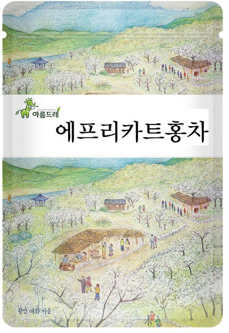 아름드레 100%옥수수 친환경 삼각티백 에프리카트홍차 25티백, 1.2g, 25개입, 1개