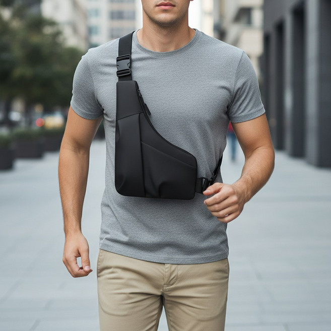 안전지갑 도난방지가방 크로스바디백 소매치기방지 가방 크로스백 슬링백 유럽여행 슬링백 RFID스캔차단