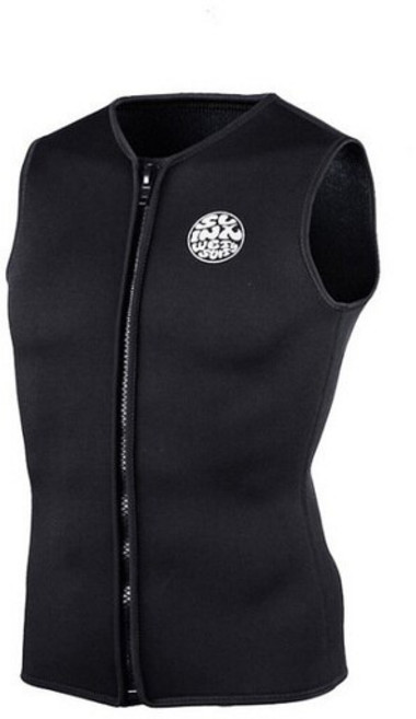 웻슈트 상의 Taobo-SLINX 3mm 네오프렌 잠수복 조끼 민소매 따뜻한 남성 다이빙 탑스 래쉬 가드, [08] 5XL(197 205cm), 01 Black_08 5XL(197 205cm)