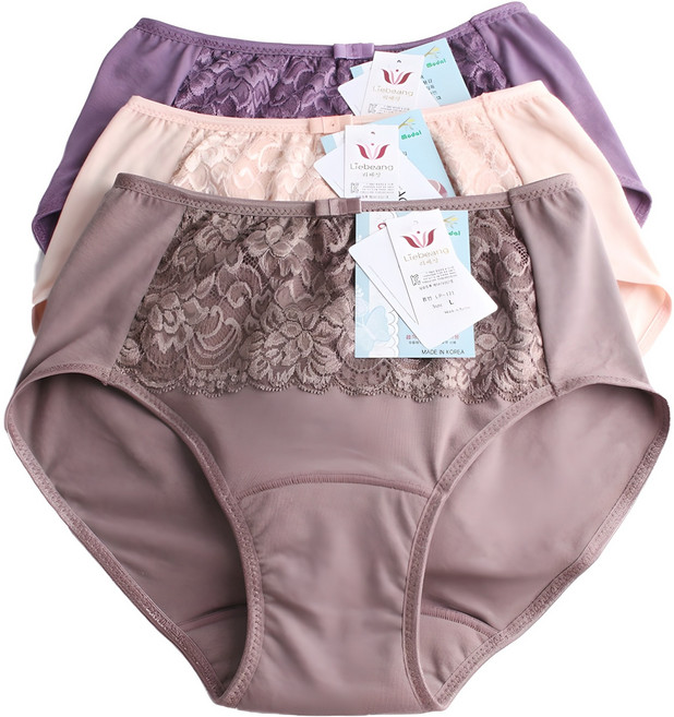 리베앙 [100% 전 공정 국내생산] 안심 기능성 요실금팬티 3장세트