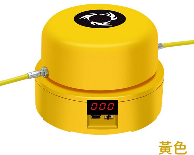 智能計數 居家健身有氧運動器材, 電動跳繩機-黃色, 1個
