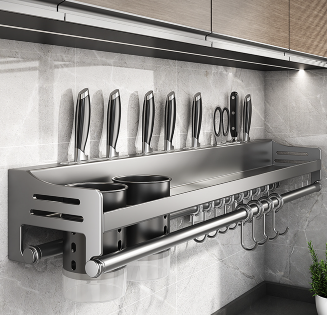 키오네 주방혁신 공간확보 무타공 수납정리대, 1세트