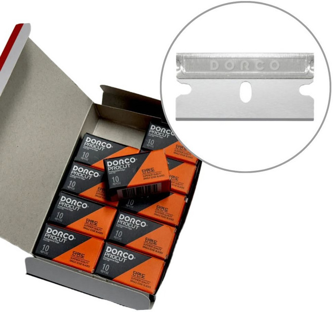 도루코 단면도 10개입 1개 단면날 단면칼날