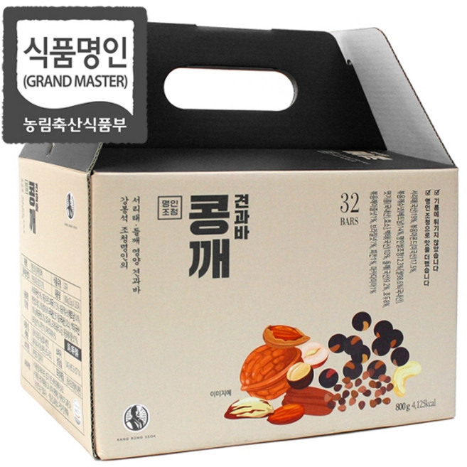 강봉석조청 강봉석 명인조청 콩깨견과바 25gx32개, 32개, 25g