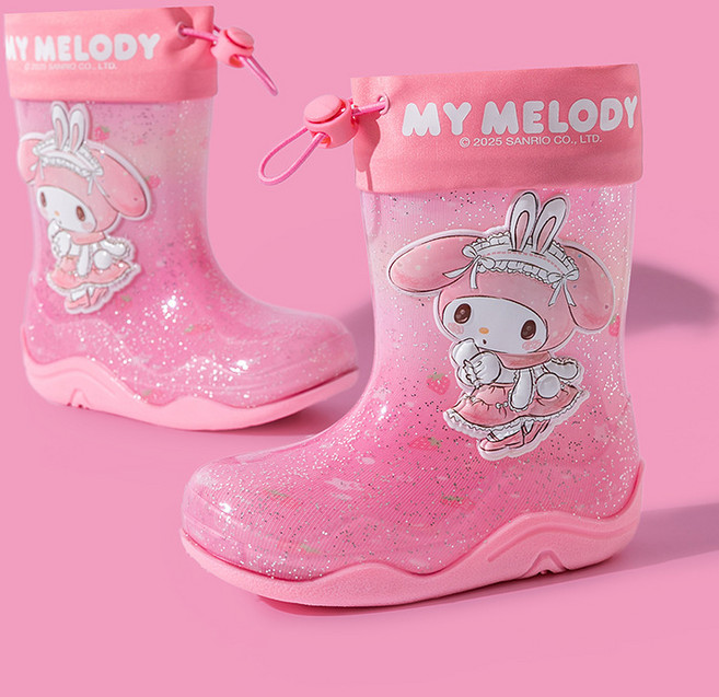 Sorpci 산리오 장화 미끄럼방지 장화 장마철 필수품 귀여운 캐릭터 장화