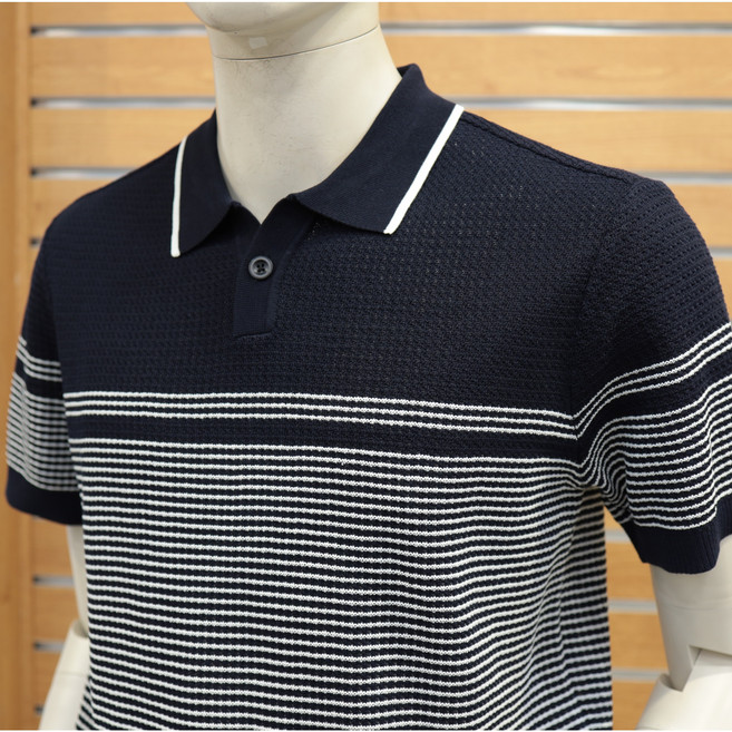 [INDIAN] 스트라이프 폴로 여름니트 MIU BS5M3171