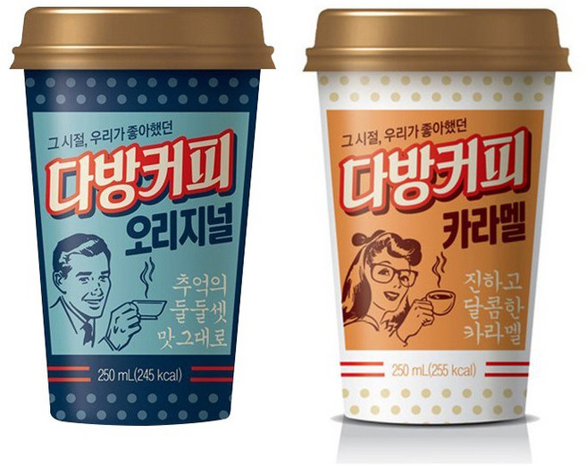 동원 다방커피 오리지널10컵＋카라멜10컵/컵커피