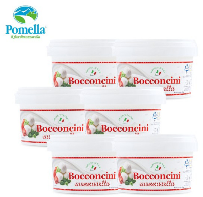 유로포멜라 모짜렐라 보코치니 컵 100g X 6컵 샐러드치즈, 6개