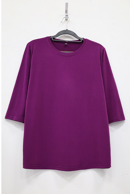 형제상회 할머니옷 7부 스판 티셔츠 중년여성 시원한 신축성 루즈핏 데일리티 0077SS13