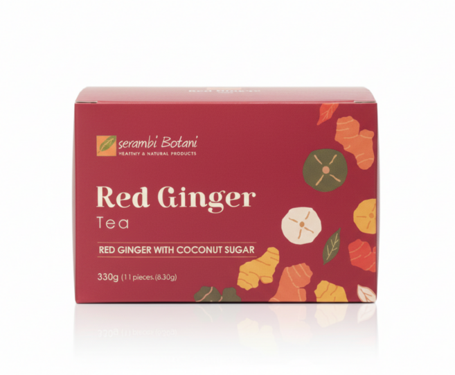 세람비 보타니 레드 진저 red ginger tea 생강차 낱개포장형 둥근 원형 타블렛 +비타민c1포 증정, 11개, 30g