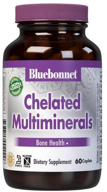 Bluebonnet 하이 포텐시 킬레이티드 멀티미네랄 캐플릿, 60개입, 1개, 60정
