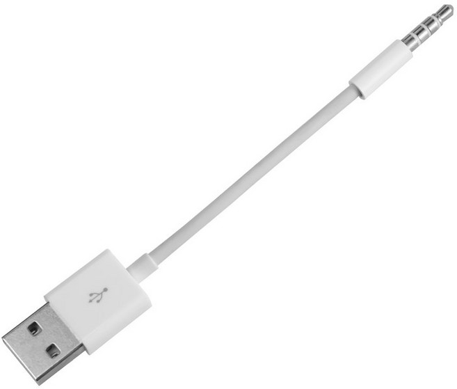 SHUFFLE 데이터 케이블 USB Mp3 충전 3 4 5 6 7세대 충전기 와이어에 적합, [01] WHITE, 한개옵션0, 01 WHITE