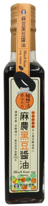 麻豆區農會 柚香和風沾醬 230ml, 1個, 【一罐】麻農黑豆醬油230ml