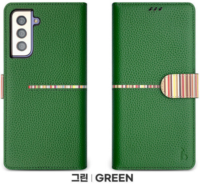 (사은품 강화필름 전자파차단스티커) 갤럭시S26 겔럭시S26 SM-S942N 심플 패션 블랙 그린 오렌지 와인 컬러 천연 소가죽 지갑형 다이어리