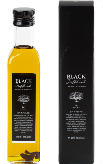 몰리나 블랙 트러플오일 (실제 송로버섯 추가), 250ml, 1개