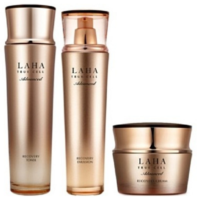 라하 기초 정품 3종 세트 (라하 트루 셀 어드밴스드 리커버리 토너+에멀전+크림) 유통기한 2028년도, 2세트