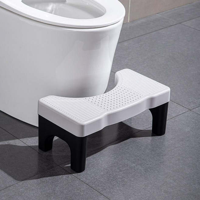 馬桶凳蹲便神器 家用衛生間增高洗手墊腳凳子浴室防滑 兒童踩腳凳, 踩腳凳灰+黑腳,散裝