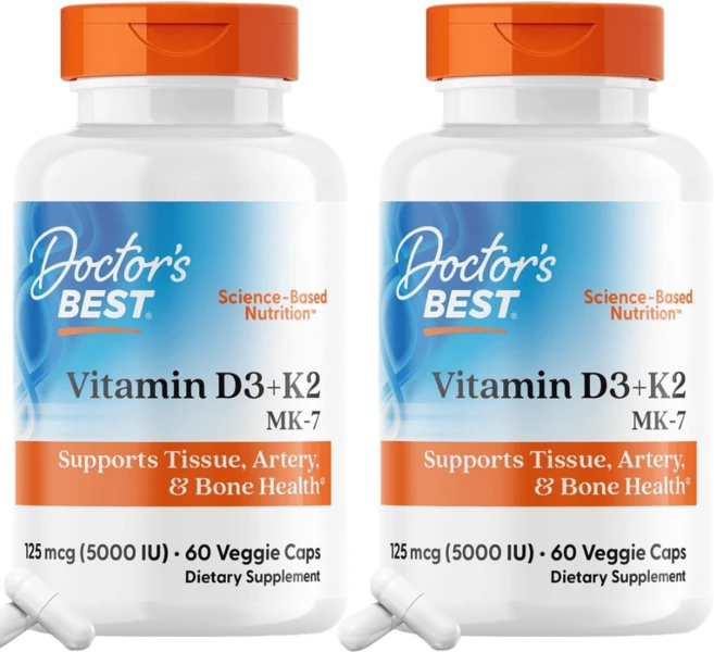 닥터스베스트 비타민 D3 K2 60캡슐 2개, 60정 - 쿠팡