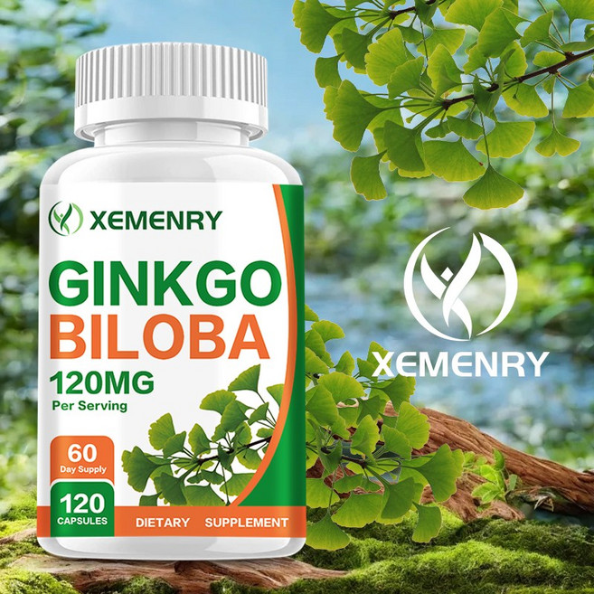 XEMENRY 銀杏葉萃取 120mg 膠囊, 60組