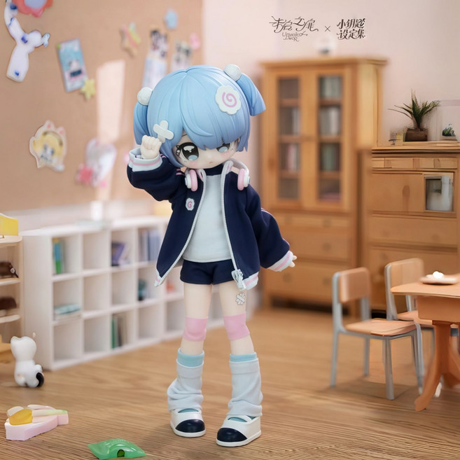 未啟之扉 小鑰匙設定集 可動人偶 12分 BJD 盲盒, 1個, 小鑰匙-課件沖刺【拆盒確認】