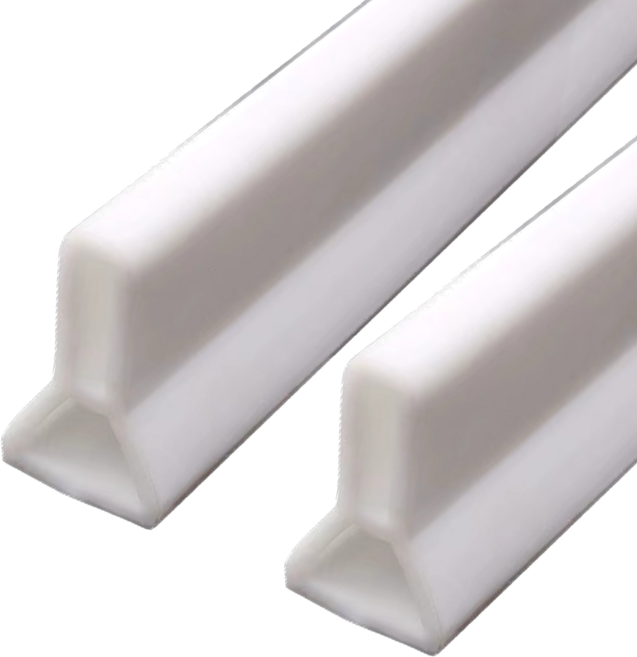 리빙미 무타공 샤워부스 물막이 3*5*100cm, 화이트, 1개