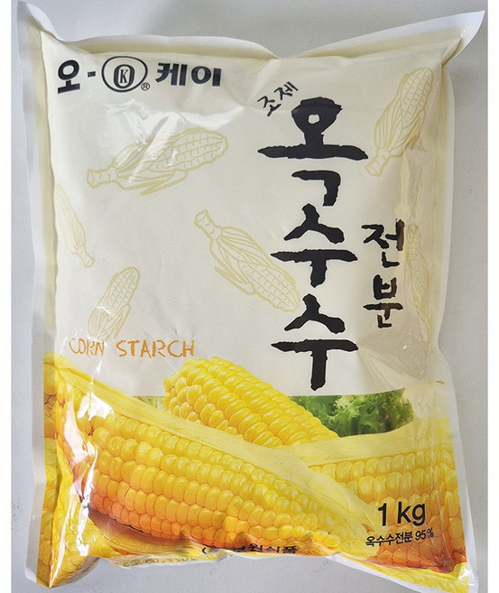 오-케이 옥수수전분, 1개, 1kg