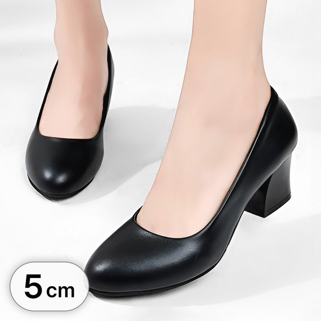 라뷰드 여성 소프트 라인 펌프스힐 여자 정장 구두 발편한 하이힐 미들굽 면접 신발 데일리룩 데이트룩 오피스룩 데일리 슈즈 5cm
