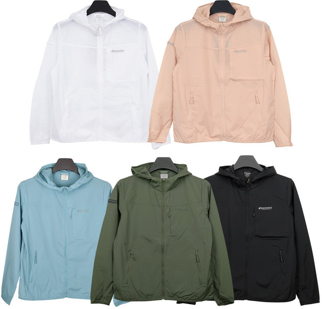 [국내매장 정품] 디스커버리 여성 프레시벤트 패커블 초경량 바람막이 홀겹 여름 한여름 자켓 5종 택1 + 스포츠양말
