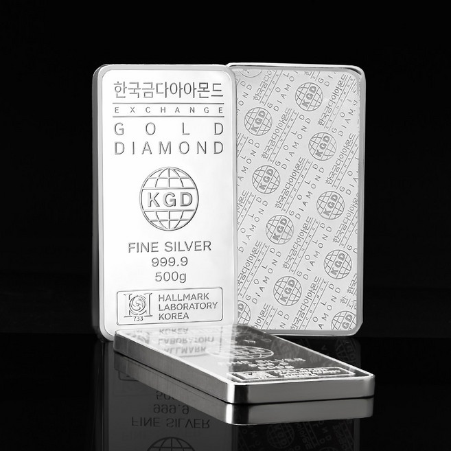 한국금다이아몬드 실버바 AG 500g 999.9 은투자 은시세