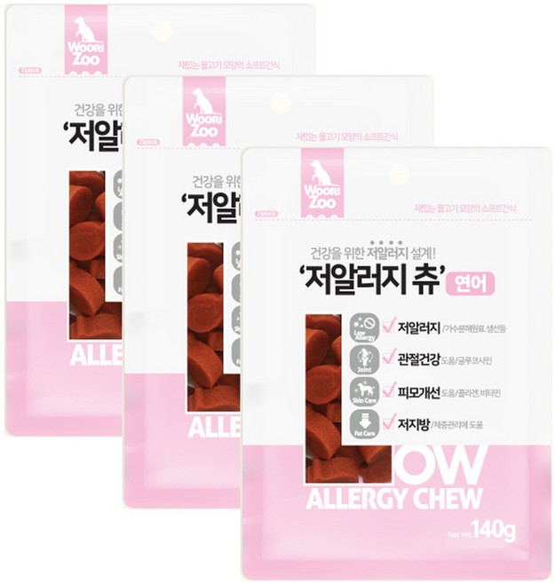 잘먹는 가수분해 저알러지 츄 연어 대구 2품목, 420g, 1개