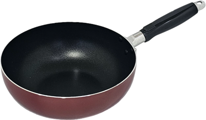 경량 6중코팅 업소용 식당용 가벼운 궁중팬 웍 튀김팬, 1개, 34cm