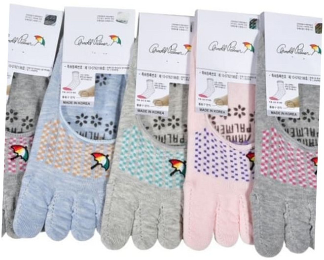 여성발가락양말 아놀드파머 무 좀예방 발가락양말 통풍 덧신 5족