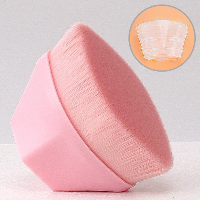 디엔오 메이크업브러쉬 파운데이션 화장붓, 1개, 핑크