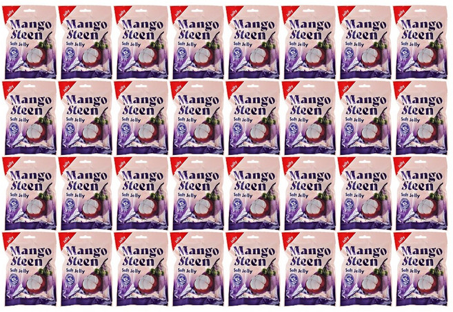 쥬시 망고스틴 소프트 젤리 1박스 (24개), 100g, 24개