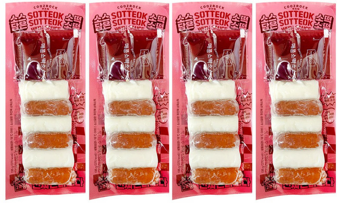 쿠즈락 소스담은 소떡소떡 (매콤양념), 135g, 4개