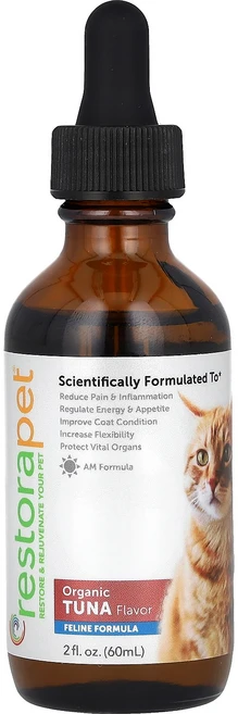 RestoraPet Feline 포뮬라 유기농 참치 60ml(2fl oz) RestoraPet (레스토라펫), RestoraPet (레스토라펫) RestoraPet,, 1개 - 쿠팡