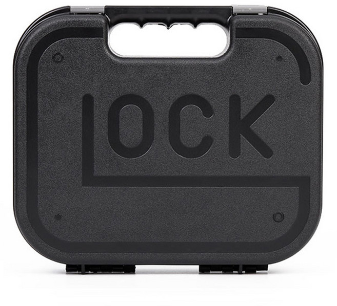 휴대용 글록 권총 보관 가방 보호 케이스 다용도 하드 건 케이스 전술 밀리터리용품, BK, 1개