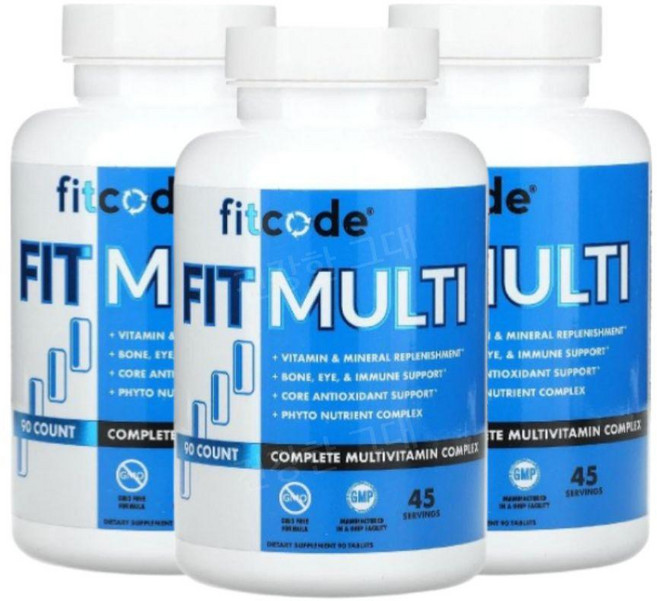 fitcode FitMulti 멀티비타민 90정 3개 종합비타민