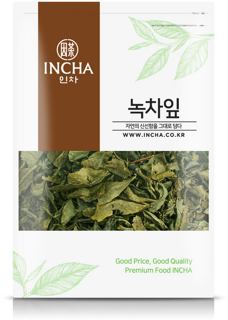 인차 국산 녹차 녹차잎 녹차잎차, 200g, 1개, 1개입