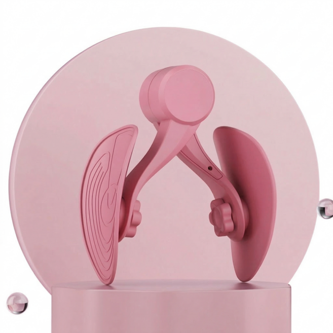 씨티엔 골반저근 내전근 운동기구 케겔운동 허벅지 힙업, 핑크